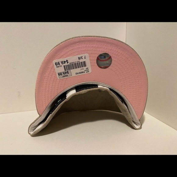 7 3/8 New York Yankees fitted Oak colored - Picture 3 of 4